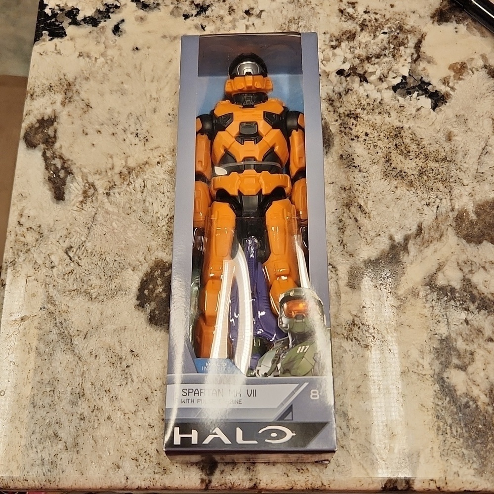 Spartan MK III with pulse carbine gun action figure 12 inch NEW in box